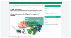Desktop Screenshot of aminosyrer.net